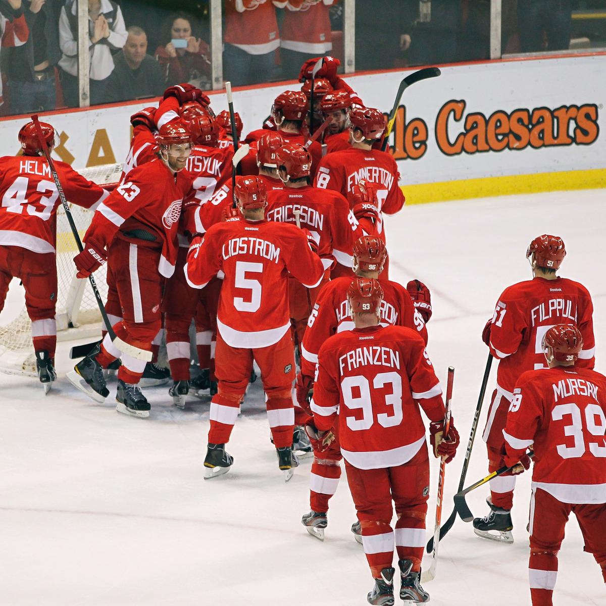 Detroit Red Wings Does the Home Winning Streak Need an Asterisk