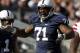 STATE COLLEGE, PA - NOVEMBER 12: Devon Still #71 of the Penn State Nittany Lions celebrates after sacking Taylor Martinez #3 (not pictured) of the Nebraska Cornhuskers during the game on November 12, 2011 at Beaver Stadium in State College, Pennsylvania. (Photo by Justin K. Aller/Getty Images)