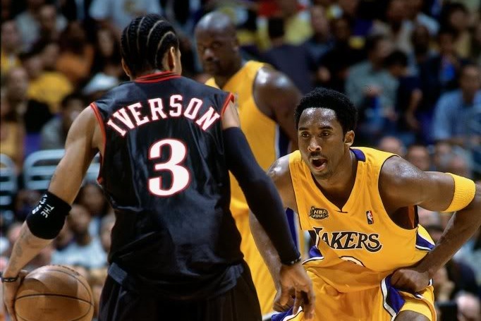 1996 NBA Draft Kobe Bryant Allen Iverson Lakers Sixers Legends