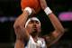 DENVER - NOVEMBER 8: J.R. Smith #1 of the Denver Nuggets shoots a free throw against the New York Knicks during the game on November 8, 2006 at the Pepsi Center in Denver, Colorado. The Knicks won 109-107. NOTE TO USER: User expressly acknowledges and agrees that, by downloading and or using this photograph, user is consenting to the term and conditions of the Getty Images License Agreement. (Photo by Doug Pensinger/Getty Images)