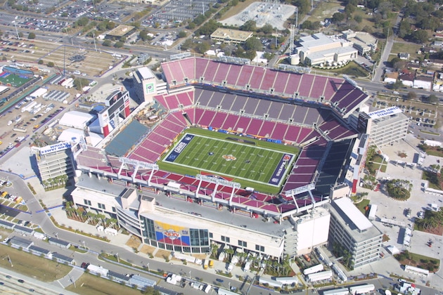 Tampa Bay Buccaneers Stadium Scoreboard Catches Fire Bleacher