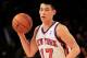 NEW YORK, NY - FEBRUARY 15: Jeremy Lin #17 of the New York Knicks dribbles the ball against the Sacramento Kings at Madison Square Garden on February 15, 2012 in New York City. NOTE TO USER: User expressly acknowledges and agrees that, by downloading and/or using this Photograph, user is consenting to the terms and conditions of the Getty Images License Agreement. (Photo by Chris Trotman/Getty Images)