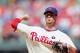 PHILADELPHIA , PA - AUGUST 24: Kyle Kendrick #38 of the Philadelphia Phillies pitches against the New York Mets at Citizens Bank Park on August 24, 2011 in Philadelphia, Pennsylvania. (Photo by Len Redkoles/Getty Images)