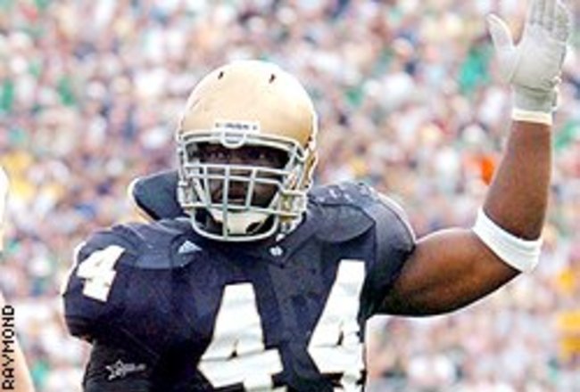Notre Dame, Justin Tuck and the great 2005 what-if: Would one more year  have changed Irish history? - The Athletic