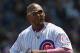 CHICAGO, IL - MAY 08: Marlon Byrd #24 of the Chicago Cubs walks to the outfield against the Cincinnati Reds at Wrigley Field on May 8, 2011 in Chicago, Illinois. The Reds defeated the Cubs 2-0. (Photo by Jonathan Daniel/Getty Images)