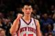 NEW YORK, NY - FEBRUARY 19: Jeremy Lin #17 of the New York Knicks reacts during the game against the Dallas Mavericks at Madison Square Garden on February 19, 2012 in New York City. NOTE TO USER: User expressly acknowledges and agrees that, by downloading and/or using this Photograph, user is consenting to the terms and conditions of the Getty Images License Agreement. (Photo by Chris Trotman/Getty Images)