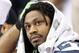GLENDALE, AZ - JANUARY 01: Runningback Marshawn Lynch #24 of the Seattle Seahawks sits on the bench during the NFL game against the Arizona Cardinals at the University of Phoenix Stadium on January 1, 2012 in Glendale, Arizona. The Cardinals defeated the Seahawks 23-20 in overtime. (Photo by Christian Petersen/Getty Images)