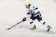 UNIONDALE, NY - DECEMBER 06: Steve Downie #9 of the Tampa Bay Lightning skates against the New York Islanders at the Nassau Veterans Memorial Coliseum on December 6, 2011 in Uniondale, New York. The Islanders defeated the Lightning 5-1. (Photo by Bruce Bennett/Getty Images)