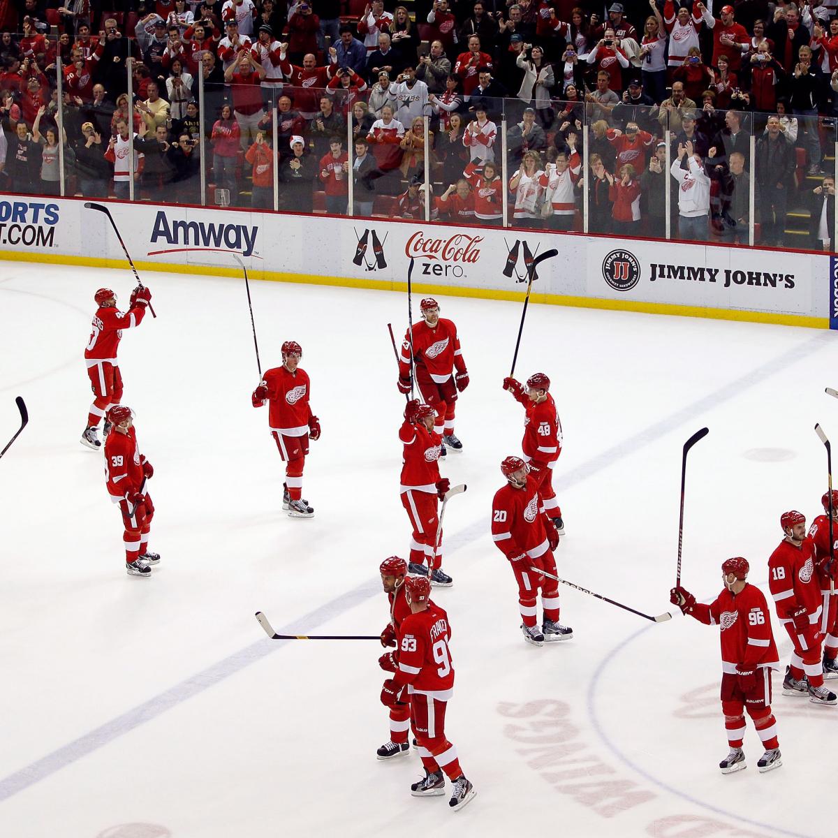 Detroit Red Wings' Home Winning Streak Ends; How Does It Rate? News