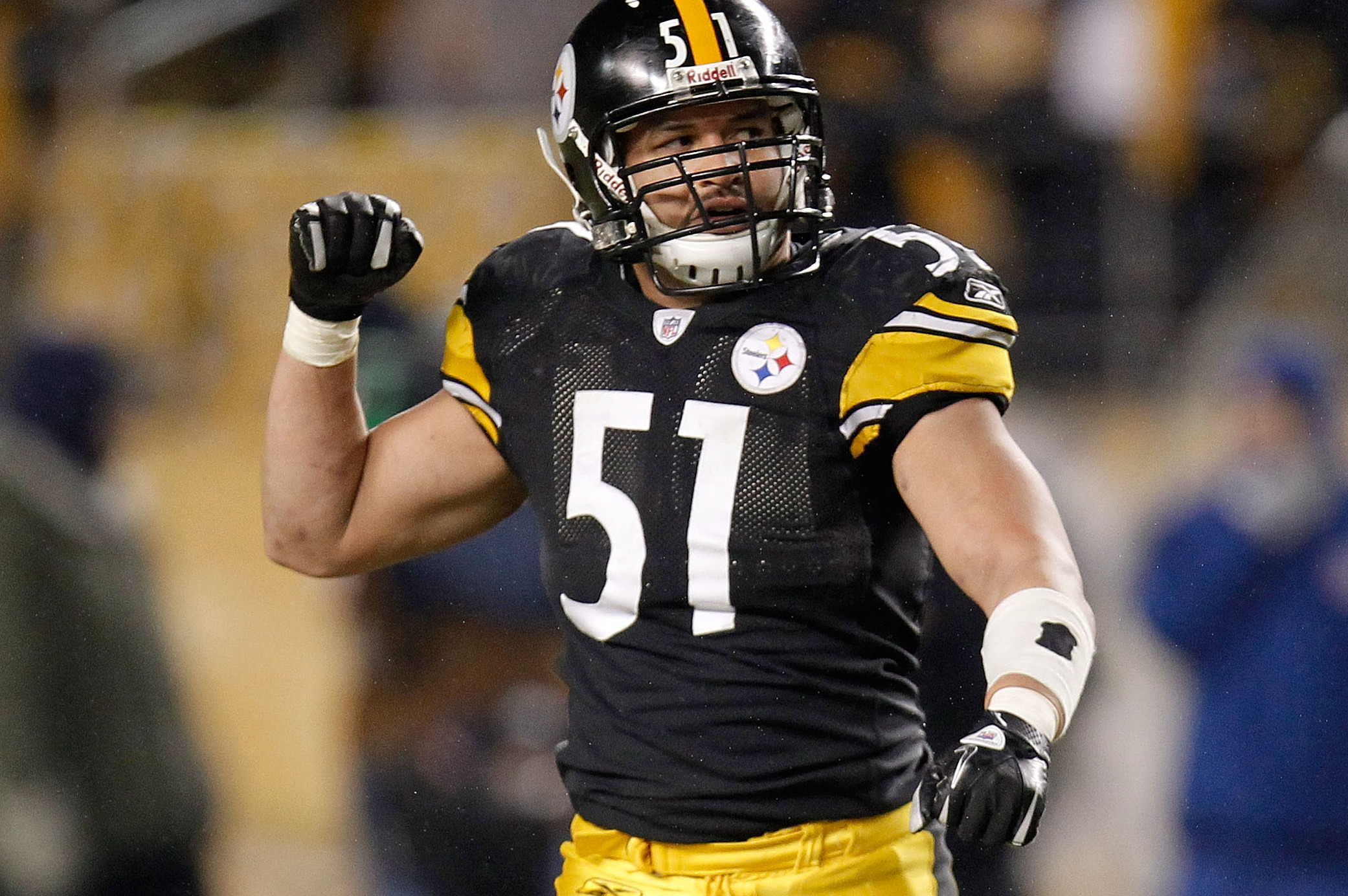 Like to wish James Farrior a - Pittsburgh Steelers