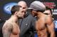 Edgar and Henderson face off prior to their fight at UFC 144. Photo by Esther Lin via SBnation.com.