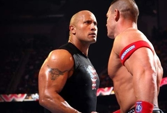 How Much Taller? - John Cena vs Dwayne The Rock Johnson! 