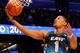 ORLANDO, FL - FEBRUARY 26: Derrick Rose #1 of the Chicago Bulls and the Eastern Conference drives for a shot attempt during the 2012 NBA All-Star Game at the Amway Center on February 26, 2012 in Orlando, Florida. NOTE TO USER: User expressly acknowledges and agrees that, by downloading and or using this photograph, User is consenting to the terms and conditions of the Getty Images License Agreement. (Photo by Ronald Martinez/Getty Images)
