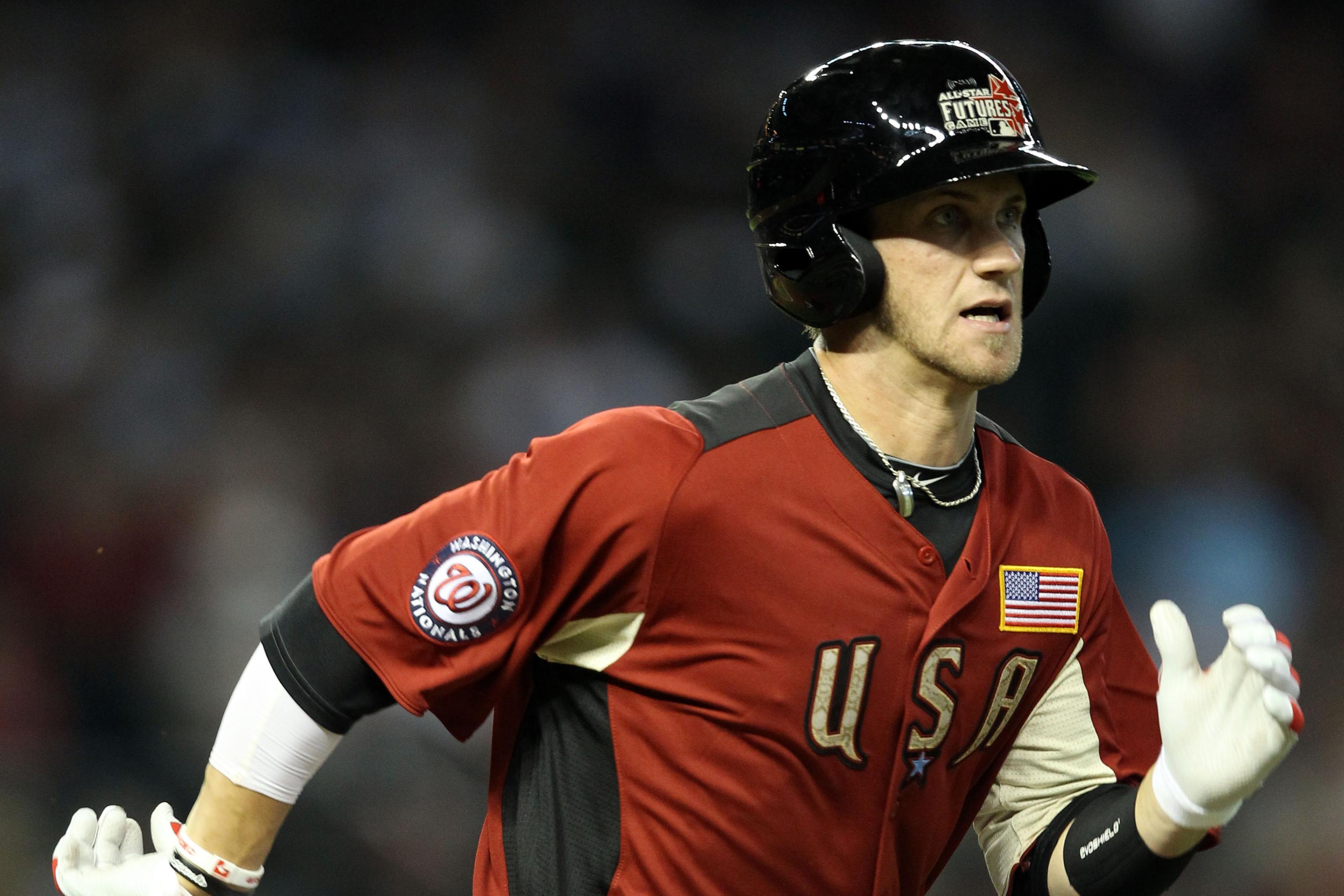 The story of Bryce Harper meeting a baby at Nationals spring