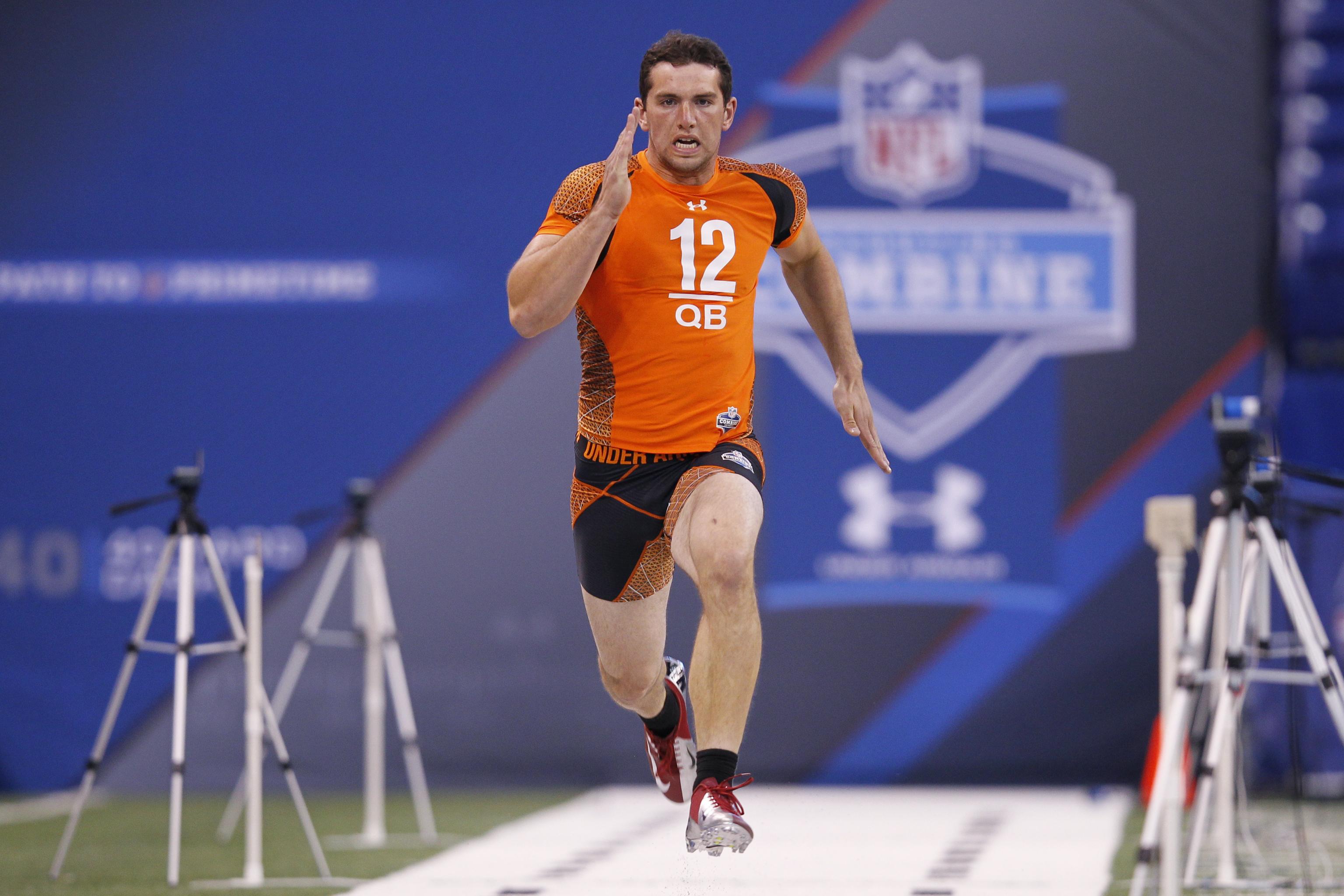 Andrew Luck: Elite NFL Combine Performance Guarantees Star QB Top Spot, News, Scores, Highlights, Stats, and Rumors