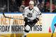 UNIONDALE, NY - FEBRUARY 11: Dustin Brown #23 of the Los Angeles Kings in action against the New York Islanders on February 11, 2012 at Nassau Coliseum in Uniondale, New York. The Islanders defeated the Kings 2-1 in overtime. (Photo by Jim McIsaac/Getty Images)