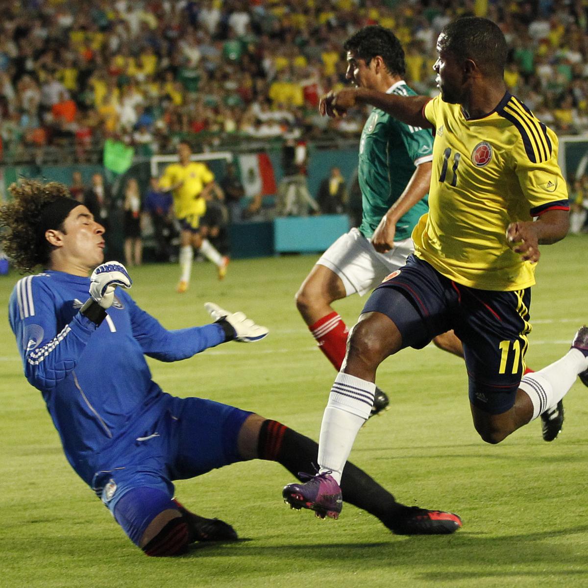 Mexico vs. Colombia Final Score, Player Grades and Twitter Reaction