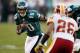 PHILADELPHIA, PA - JANUARY 01: DeSean Jackson #10 of the Philadelphia Eagles carries the ball against the Washington Redskins at Lincoln Financial Field on January 1, 2012 in Philadelphia, Pennsylvania. (Photo by Rob Carr/Getty Images)