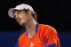 MELBOURNE, AUSTRALIA - JANUARY 27: Andy Murray of Great Britain reacts in his semifinal match against Novak Djokovic of Serbia during day twelve of the 2012 Australian Open at Melbourne Park on January 27, 2012 in Melbourne, Australia. (Photo by Mark Kolbe/Getty Images)