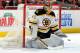 Tuukka Rask left the game against the Islanders on Saturday after suffering an undisclosed leg injury in the second period.