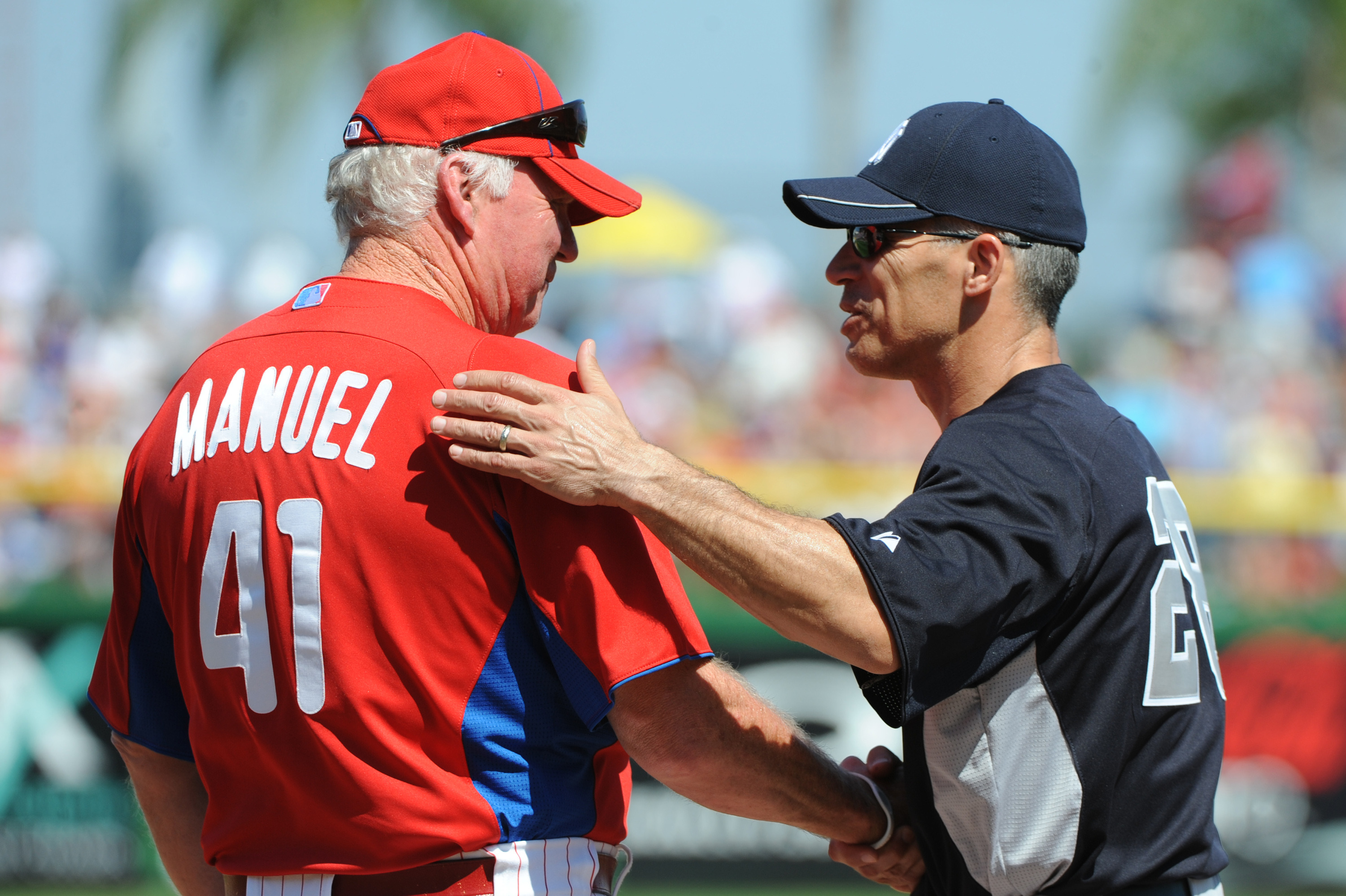 Ryan Howard and Jimmy Rollins by Nick Laham