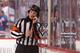 GLENDALE, AZ - DECEMBER 17: Referre Tim Peel talks with NHL officials in Toronto as they review Brad Richards #19 of the New York Rangers goal in the final second during the NHL game against the Phoenix Coyotes at Jobing.com Arena on December 17, 2011 in Glendale, Arizona. The Rangers defeated the Coyotes 3-2. (Photo by Christian Petersen/Getty Images)
