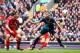 Robin van Persie single-handedly gored down Liverpool.