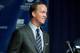 INDIANAPOLIS, IN - MARCH 07: Peyton Manning speaks during a press conference announcing his release from the Indianapolis Colts at Indiana Farm Bureau Football Center on March 7, 2012 in Indianapolis, Indiana. (Photo by Joey Foley/Getty Images)