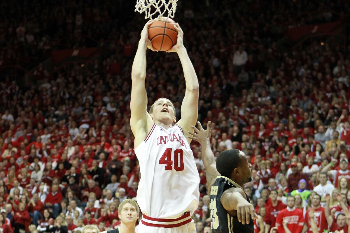 Big Ten Tournament 2012 Cody Zeller and Players on MVP