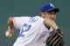 KANSAS CITY, MO - SEPTEMBER 02: Starting pitcher Bruce Chen #52 of the Kansas City Royals throws as he warms up during a game against the Cleveland Indians at Kauffman Stadium on September 2, 2011 in Kansas City, Missouri. (Photo by Ed Zurga/Getty Images)