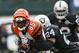 OAKLAND, CA - NOVEMBER 22: Chad Ochocinco #85 of the Cincinnati Bengals in action against the Oakland Raiders during an NFL game at Oakland-Alameda County Coliseum on November 22, 2009 in Oakland, California. (Photo by Jed Jacobsohn/Getty Images)