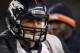 FOXBORO, MA - JANUARY 14: Tim Tebow #15 of the Denver Broncos looks on against the New England Patriots during their AFC Divisional Playoff Game at Gillette Stadium on January 14, 2012 in Foxboro, Massachusetts. (Photo by Jim Rogash/Getty Images)