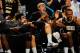 NEW ORLEANS, LA - MARCH 11: The Vanderbilt Commodores bench celebrates during their 71 to 64 win over the Kentucky Wildcats in the championship game of the 2012 SEC Men's Basketball Tournament at New Orleans Arena on March 11, 2012 in New Orleans, Louisiana. (Photo by Chris Graythen/Getty Images)