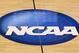 OKLAHOMA CITY - MARCH 20: A detail of a NCAA logo decal is seen at center court as the Kansas State Wildcats play against the Brigham Young Cougars during the second round of the 2010 NCAA men's basketball tournament at Ford Center on March 20, 2010 in Oklahoma City, Oklahoma. (Photo by Ronald Martinez/Getty Images)