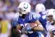 INDIANAPOLIS, IN - DECEMBER 18: Pierre Garcon #85 of the Indianapolis Colts runs with the ball during Colts 27-13 win over the Tennessee Titans in the NFL game at Lucas Oil Stadium on December 18, 2011 in Indianapolis, Indiana. (Photo by Andy Lyons/Getty Images)