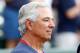 SARASOTA, FL - MARCH 11: Manager Bobby Valentine #25 of the Boston Red Sox listens to the National Anthem just before the start of the Grapefruit League Spring Training Game against the Baltimore Orioles at Ed Smith Stadium on March 11, 2012 in Sarasota, Florida. (Photo by J. Meric/Getty Images)