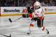 UNIONDALE, NY - DECEMBER 29: Curtis Glencross #20 of the Calgary Flames skates against the New York Islanders at the Nassau Veterans Memorial Coliseum on December 29, 2011 in Uniondale, New York. The Islanders defeated the Flames 3-1. (Photo by Bruce Bennett/Getty Images)