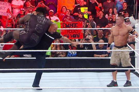 Wwe Raw The Rock Delivers A Message Y2j S Mind Games Hell In A