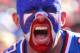 ORCHARD PARK, NY - SEPTEMBER 18: A fan of the Buffalo Bills cheers during an NFL game against the Oakland Raiders at Ralph Wilson Stadium on September 18, 2011 in Orchard Park, New York. (Photo by Tom Szczerbowski/Getty Images)