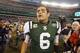 EAST RUTHERFORD, NJ - DECEMBER 24: Mark Sanchez #6 of the New York Jets walks off the field after a game against the New York Giants at MetLife Stadium on December 24, 2011 in East Rutherford. New Jersey. The Giants won 29 - 14. (Photo by Rich Schultz/Getty Images)