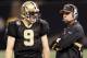 NEW ORLEANS - NOVEMBER 21: Quarterback Drew Brees #9 and head coach Sean Payton of the New Orleans Saints against the Seattle Seahawks at Louisiana Superdome on November 21, 2010 in New Orleans, Louisiana. (Photo by Kevin C. Cox/Getty Images)