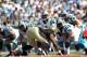 CHARLOTTE, NC - OCTOBER 09: Cam Newton #1 of the Carolina Panthers during their game against the New Orleans Saints at Bank of America Stadium on October 9, 2011 in Charlotte, North Carolina. (Photo by Streeter Lecka/Getty Images)
