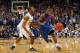 NEW ORLEANS, LA - MARCH 10: Kenny Boynton #1 of the Florida Gators drives against Marquis Teague #25 of the Kentucky Wildcats during the semifinals of the SEC Men's Basketball Tournament at New Orleans Arena on March 10, 2012 in New Orleans, Louisiana. (Photo by Chris Graythen/Getty Images)