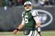 EAST RUTHERFORD, NJ - DECEMBER 24: Mark Sanchez #6 of the New York Jets reacts to the game action during the second half against the New York Giants on December 24, 2011 at MetLife Stadium in East Rutherford, New Jersey. (Photo by Christopher Pasatieri/Getty Images)