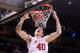 PORTLAND, OR - MARCH 15: Cody Zeller #40 of the Indiana Hoosiers dunks the ball in the first half against New Mexico State Aggies in the second round of the 2012 NCAA men's basketball tournament at Rose Garden Arena on March 15, 2012 in Portland, Oregon. (Photo by Jed Jacobsohn/Getty Images)