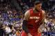 ORLANDO, FL - MARCH 13: LeBron James #6 of the Miami Heat drives during the game against the Orlando Magic at Amway Center on March 13, 2012 in Orlando, Florida. NOTE TO USER: User expressly acknowledges and agrees that, by downloading and or using this photograph, User is consenting to the terms and conditions of the Getty Images License Agreement. (Photo by Sam Greenwood/Getty Images)