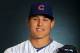 MESA, AZ - FEBRUARY 27: Anthony Rizzo #44 of the Chicago Cubs poses during spring training photo day on February 27, 2012 in Mesa, Arizona. (Photo by Jamie Squire/Getty Images)