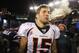 FOXBORO, MA - JANUARY 14: Tim Tebow #15 of the Denver Broncos looks on after the Broncos lost 45-10 against the New England Patriots during their AFC Divisional Playoff Game at Gillette Stadium on January 14, 2012 in Foxboro, Massachusetts. (Photo by Al Bello/Getty Images)