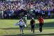 ORLANDO, FL - MARCH 25: Tiger Woods and Graeme McDowell walk down the 18th hole during the final round of the Arnold Palmer Invitational presented by MasterCard at the Bay Hill Club and Lodge on March 25, 2012 in Orlando, Florida. (Photo by Sam Greenwood/Getty Images)