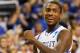 ATLANTA, GA - MARCH 23: Michael Kidd-Gilchrist #14 of the Kentucky Wildcats celebrates during their 102 to 90 win over the Indiana Hoosiers during the 2012 NCAA Men's Basketball South Regional Semifinal game at the Georgia Dome on March 23, 2012 in Atlanta, Georgia. (Photo by Kevin C. Cox/Getty Images)